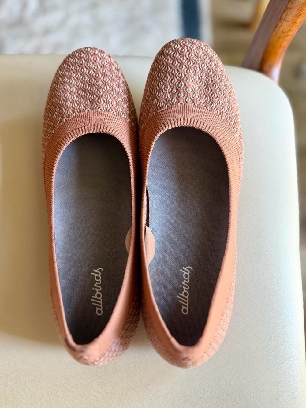 Allbirds Women’s Tree Breezers Ballet Flats — Terracotta